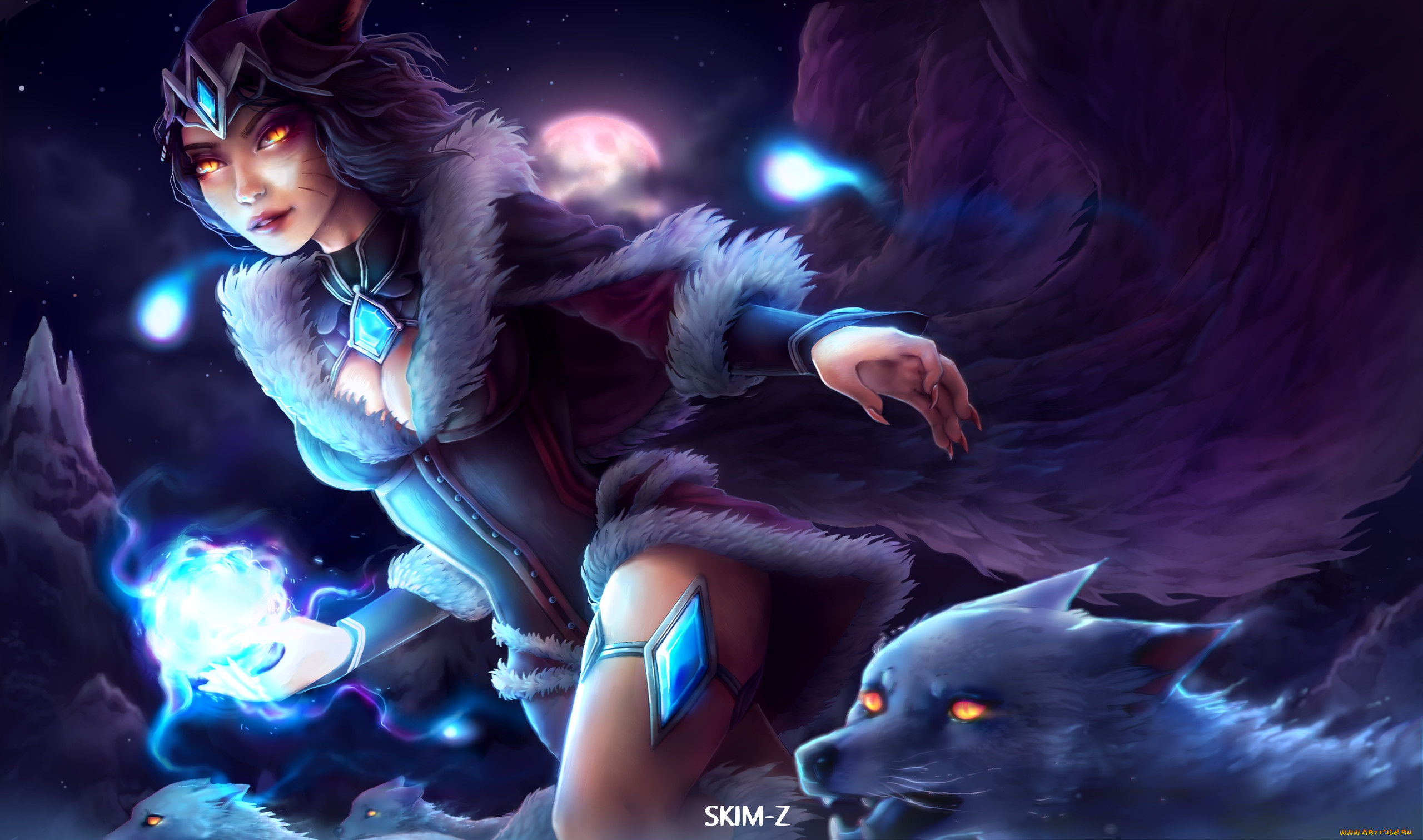  , league of legends, ahri, 